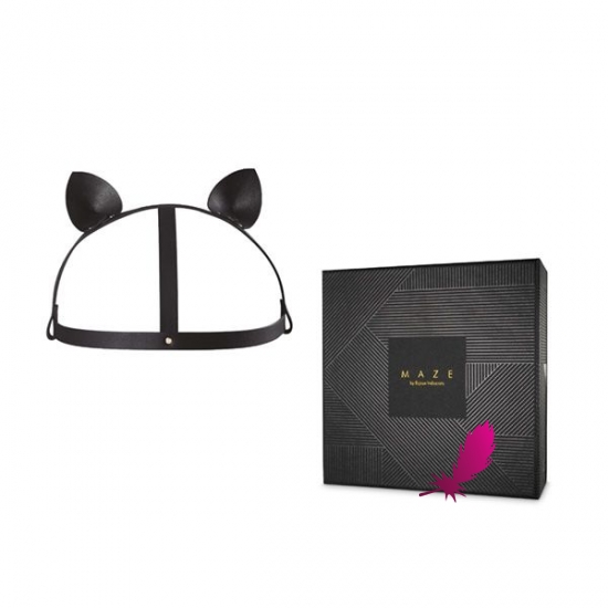 Вушка кішечки Bijoux Indiscrets MAZE - Cat Ears Headpiece Black - фото1