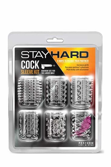 Набір насадок на член Stay Hard Cock Sleeve Kit - фото0