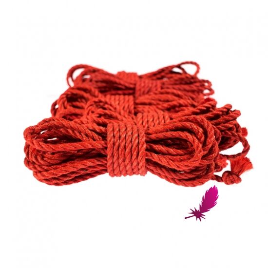 Джутова мотузка для шибарі 8м - фото2