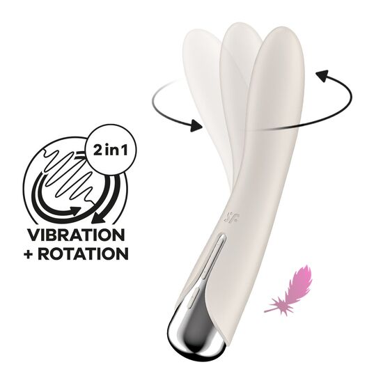 Вибратор для точки G с ротацией Satisfyer Spinning Vibe 1 - фото1