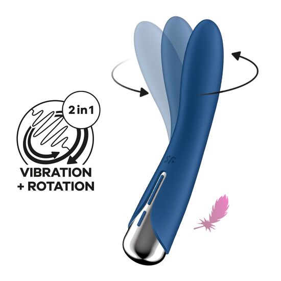 Вибратор для точки G с ротацией Satisfyer Spinning Vibe 1 - фото8