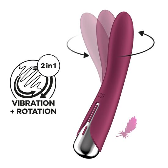 Вибратор для точки G с ротацией Satisfyer Spinning Vibe 1 - фото15