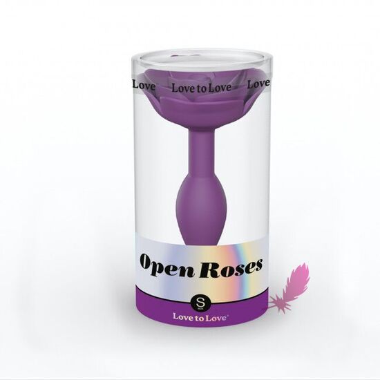 Силиконовая анальная пробка Love To Love Open Roses S size - фото3
