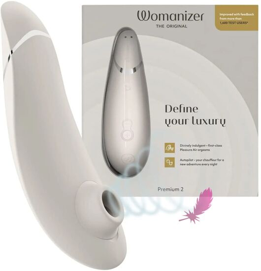Вакуумний кліторальний стимулятор Womanizer Premium 2 - фото1