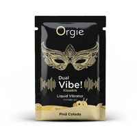 Пробник рідкий вібратор Orgie DUAL VIBE коктейль Піна Колада 1 мл