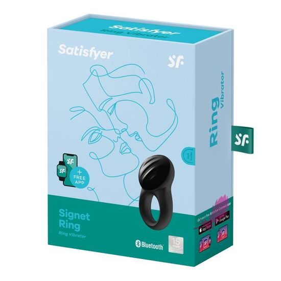 Ерекційне віброкільце Satisfyer Signet Ring - фото2