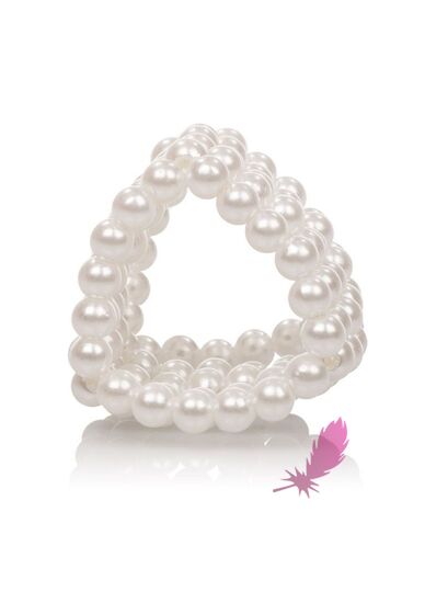Насадка на член з перлами CalExotic Pearl Stroker Beads Small - фото1