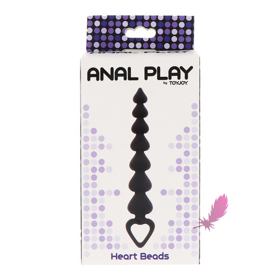 Анальные бусы ToyJoy Heart Beads - фото1