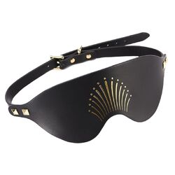 Шкіряна маска на очі Zalo Blindfolds Black