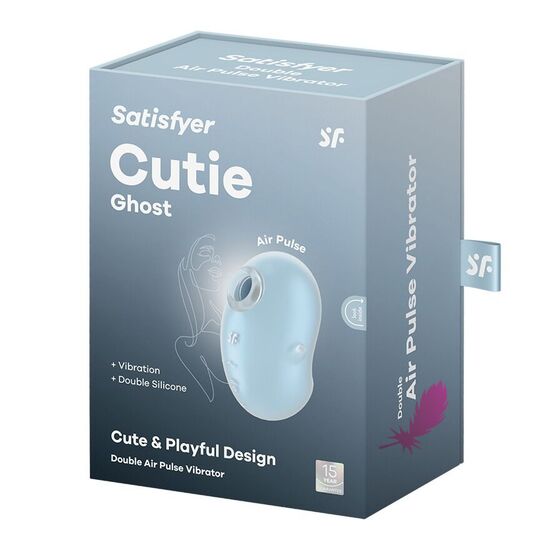 Вакуумний кліторальний стимулятор з вібрацією Satisfyer Cutie Ghost - фото3