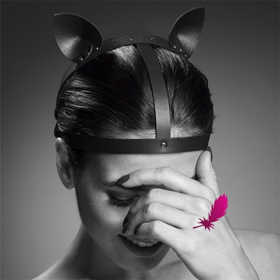 Вушка кішечки Bijoux Indiscrets MAZE - Cat Ears Headpiece Black - фото3