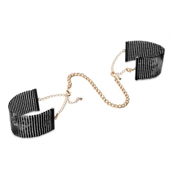 Металлические наручники, Desir Metallique Black, Bijoux