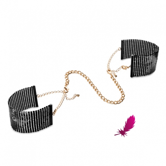 Декоративні наручники Desir Metallique Black, Bijoux - фото0