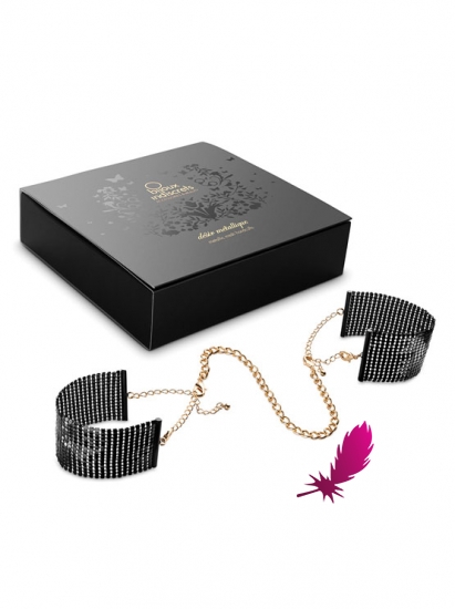 Металеві наручники Desir Metallique Black, Bijoux - фото1