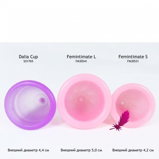 Менструальная чаша Femintimate Eve Cup L с душем - фото2
