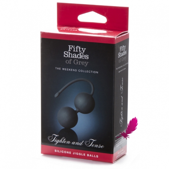 Вагінальні кульки Fifty Shades of Grey Tighten and Tense Silicone Jiggle Balls - фото1