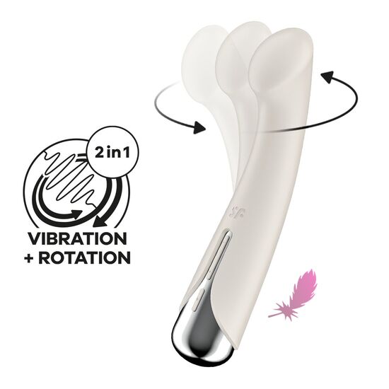 Вибратор с ротацией Satisfyer Spinning G-Spot 1 - фото1