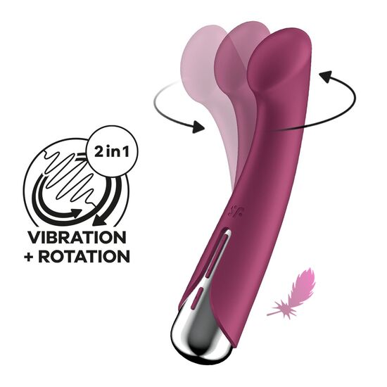 Вибратор с ротацией Satisfyer Spinning G-Spot 1 - фото15