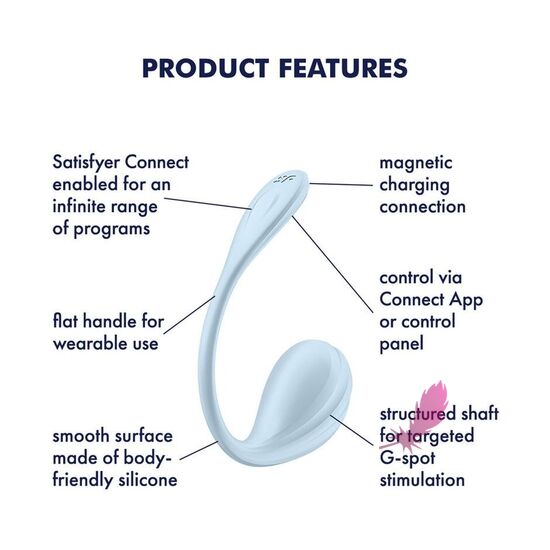 Виброяйцо Satisfyer Smooth Petal - фото5