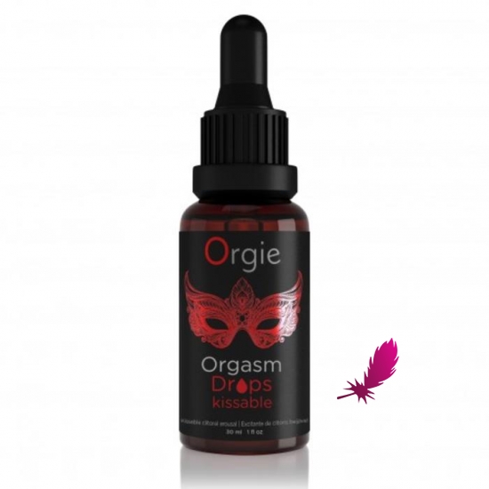 Смачні збуджуючі краплі для клітора Orgie Orgasm Drops Kissable - фото0