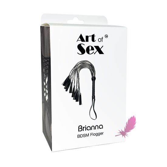 Ажурный флоггер из эко-кожи Art of Sex - Brianna - фото1