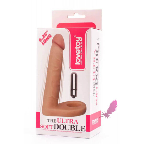 Насадка для двойного проникновения с вибрацией The Ultra Soft Double 2 - фото7