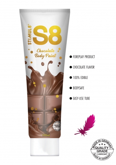 Їстівна фарба для тіла S8 Bodypaint шоколад - фото1