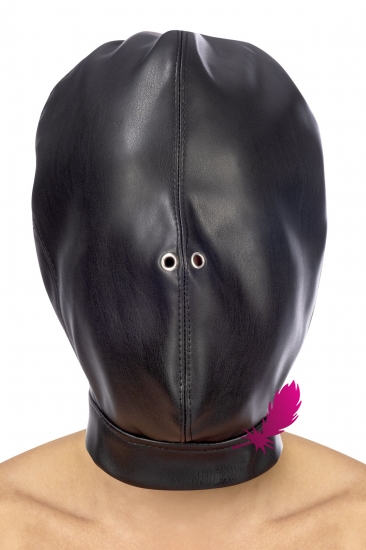 Закрытая маска Fetish Tentation Closed BDSM hood in leatherette - фото0