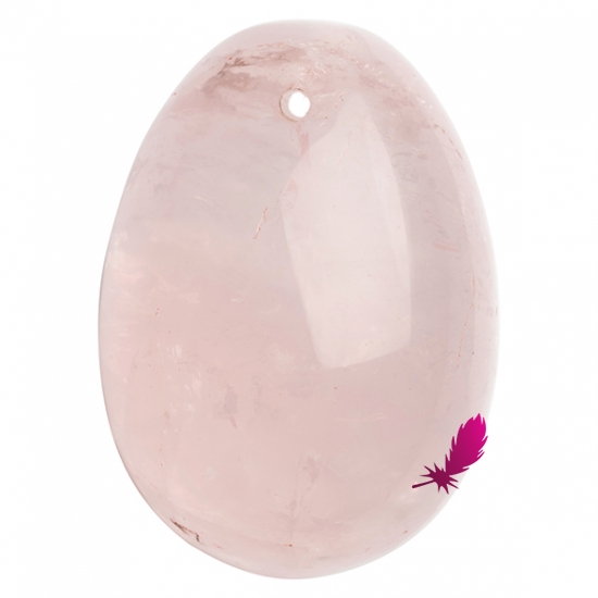 Вагинальное яйцо из натурального камня Yoni Egg Розовый Кварц - фото2