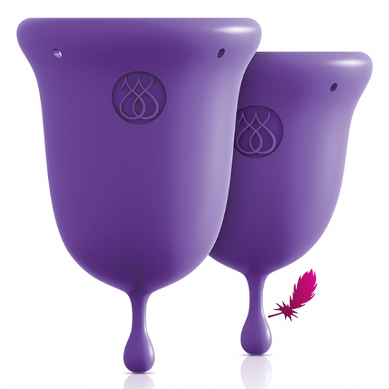 Менстуальні чаші  Jimmyjane - Intimate Care Menstrual Cups Purple - фото0