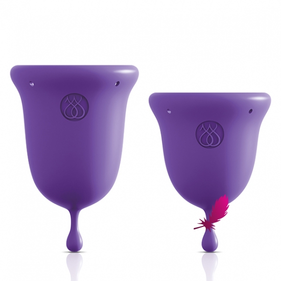 Менстуальні чаші  Jimmyjane - Intimate Care Menstrual Cups Purple - фото1