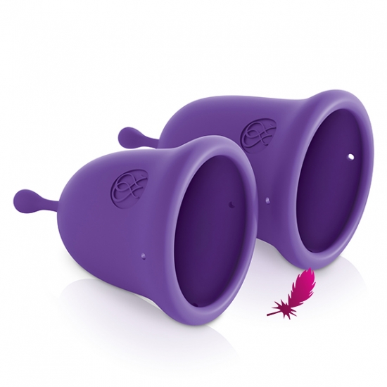 Менстуальні чаші  Jimmyjane - Intimate Care Menstrual Cups Purple - фото2