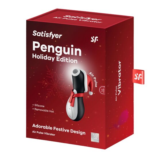 Вакуумный стимулятор Satisfyer пингвин Holiday Edition - фото2