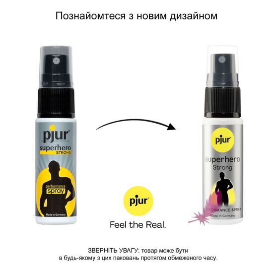 Пролонгуючий спрей pjur Superhero Strong Spray - фото2