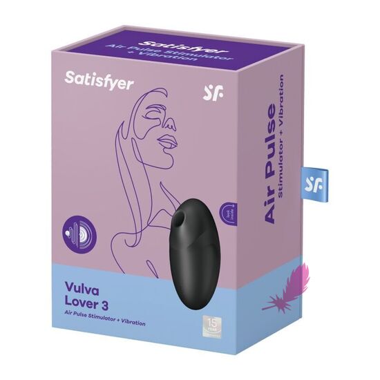 Вакуумний стимулятор з вібрацією Satisfyer Vulva Lover 3 - фото2