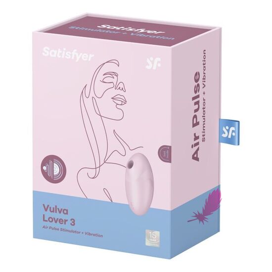 Вакуумний стимулятор з вібрацією Satisfyer Vulva Lover 3 - фото5