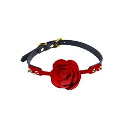 Силиконовый кляп в виде розы Zalo Rose Ball Gag