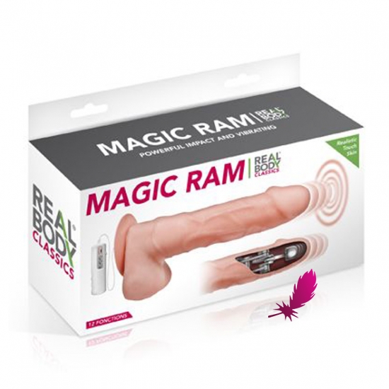Вибратор Real Body Magic Ram, 17х4 - фото2