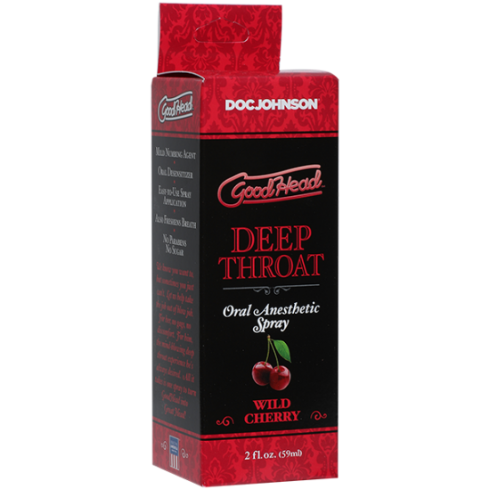 Спрей для мінету Doc Johnson Goodhead Deep Throat Spray – Sweet Strawberry