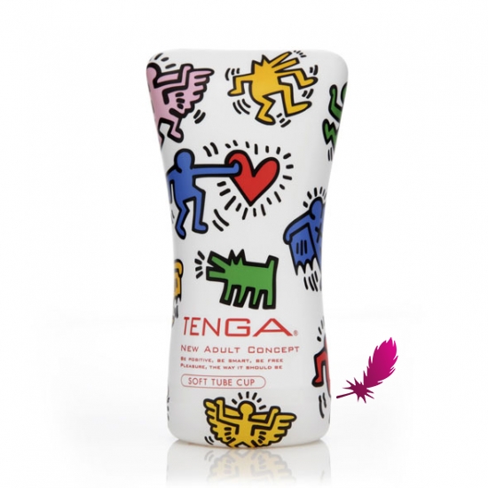 Мастурбатор Tenga Keith Haring Soft Tube Cup - фото0