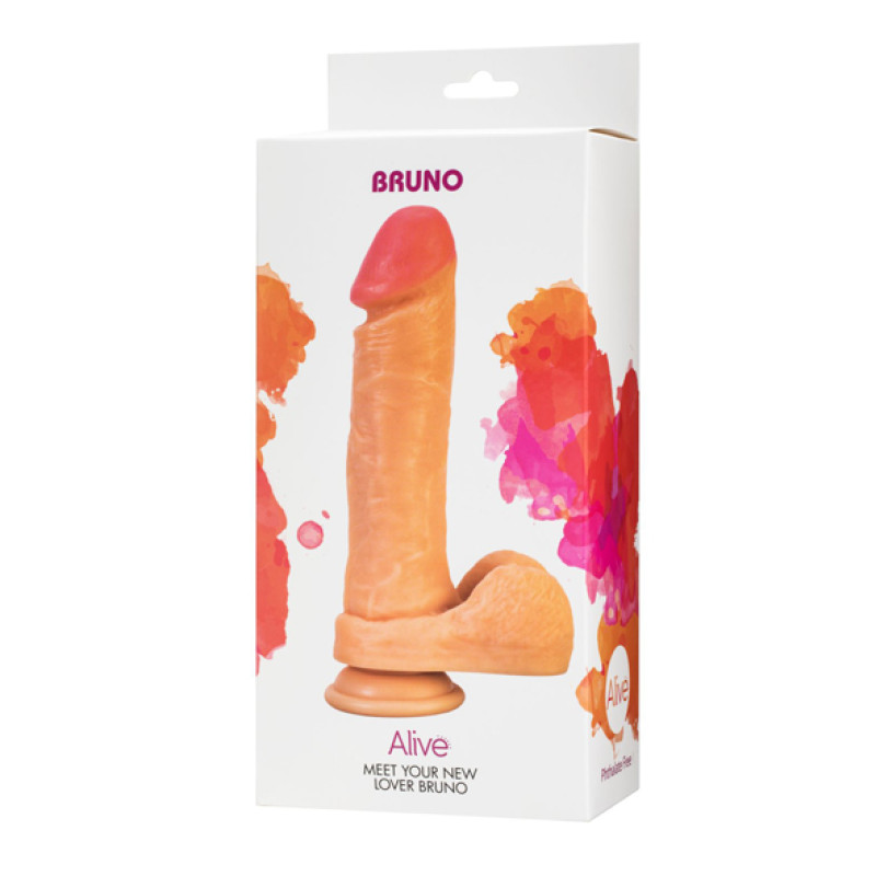 Фаллоимитатор Alive Bruno, 21x4,3