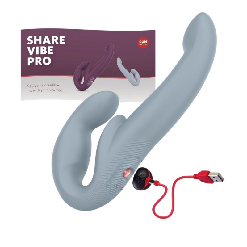Безремінний страпон з вібрацією Fun Factory SHARE VIBE PRO