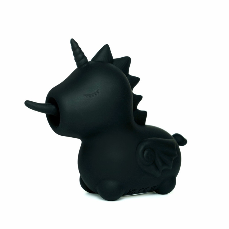 Кліторальний стимулятор з точковими обертальними рухами Unihorn Wild Spirit Black