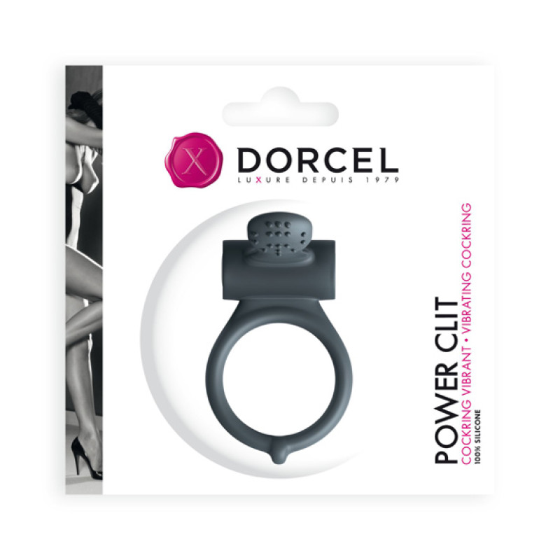 Ерекційне кільце Marc Dorcel Power Clit Black V2