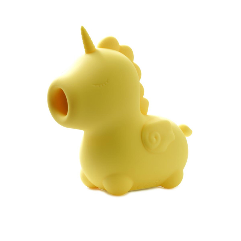 Кліторальний стимулятор з рухами вверх-вниз Unihorn Bean Blossom Yellow