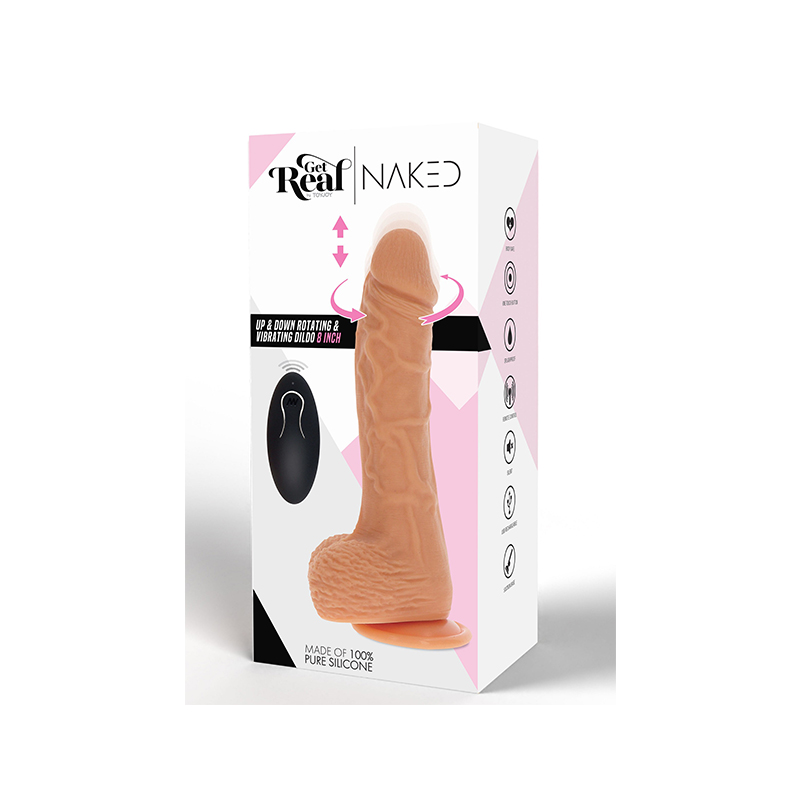 Вібратор Get Real Naked фрикціями та обертанням ToyJoy