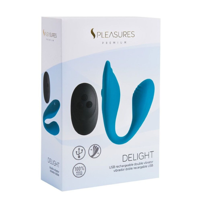 Двойной вибратор S Pleasures Premium Delight