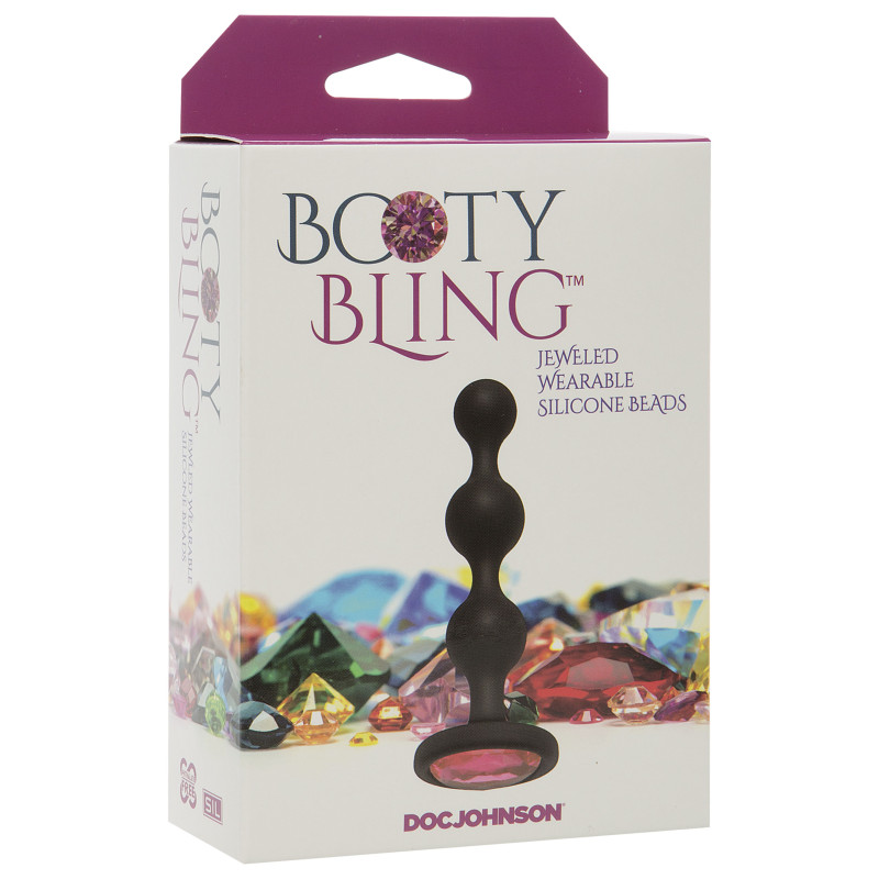 Анальна пробка з кристалом Booty Bling Doc Johnson