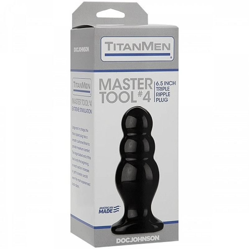 Анальний стимулятор Doc Johnson Titanmen Tools – Master