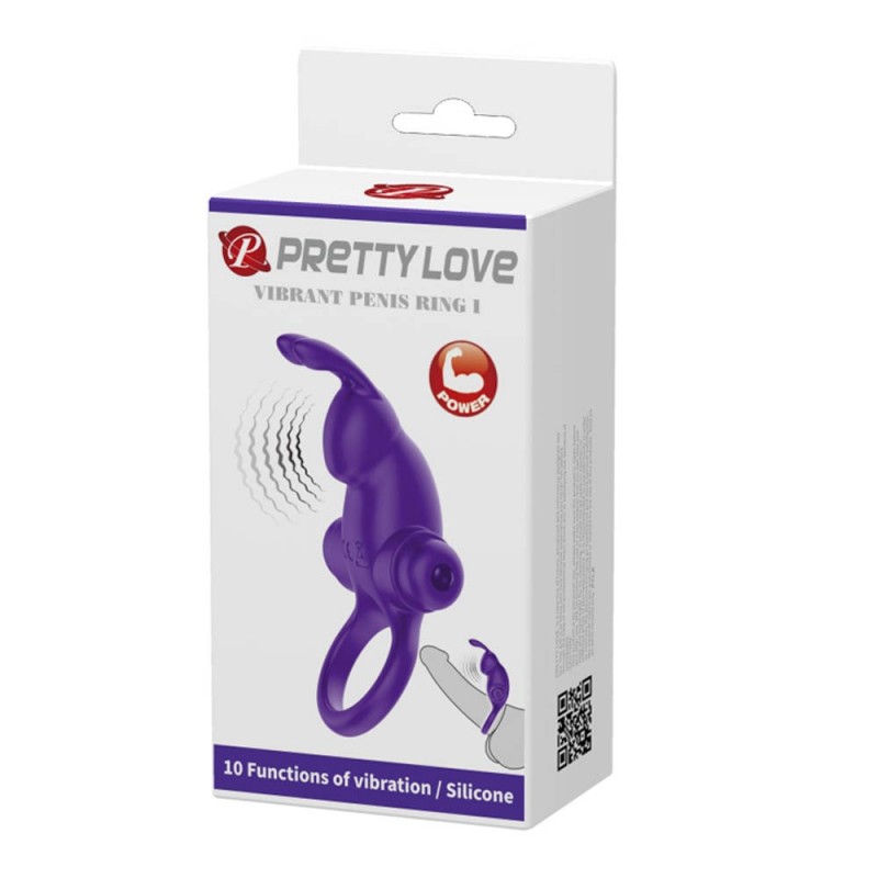 Ерекційне віброкільце Pretty Love Penis Ring I